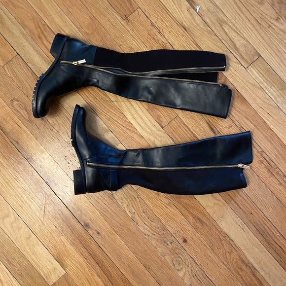 Michael Kors leather riding boots size 5 - Picture 2 of 4